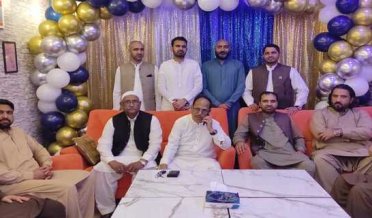 Pak Media Journalists Forum organized a dinner in honor of the well-known columnist and senior journalist HM Fayyaz,