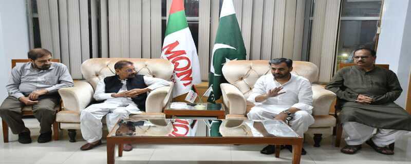 Important visit of MQM Senior Convener Syed Mustafa Kamal