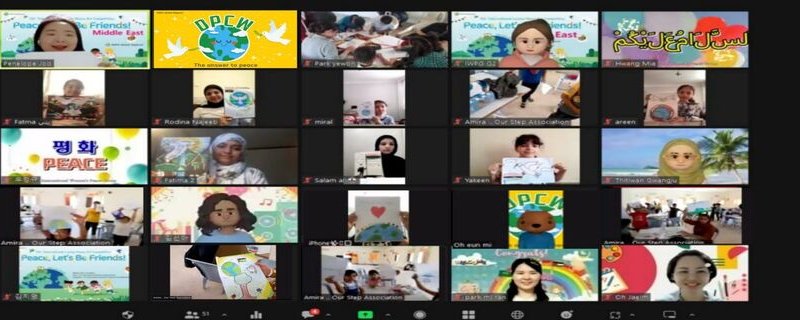 International Women's Peace Group organized the "Global Painting Competition