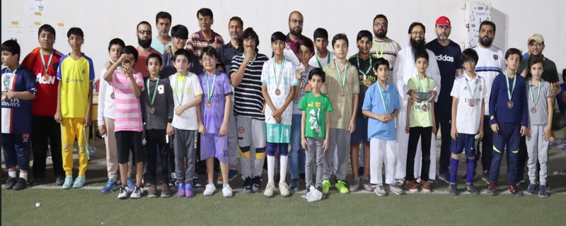 beautiful football festival under "Bizm Shaheen"