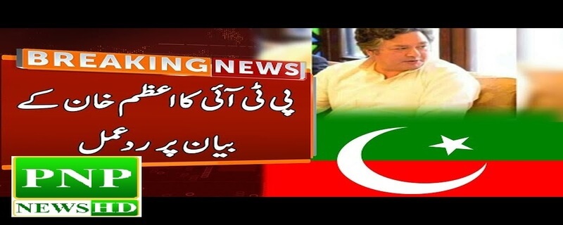 Pakistan Tehreek-e-Insaf's reaction