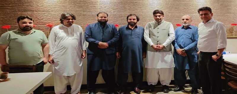 dinner ceremony was organized in honor of Dr. Qazi Naseeruddin