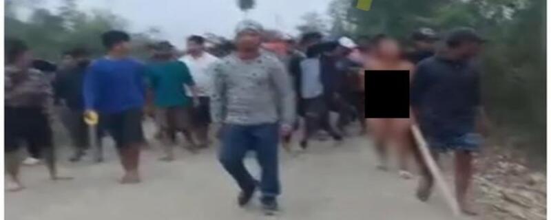 Incident of Christian women being paraded naked in India