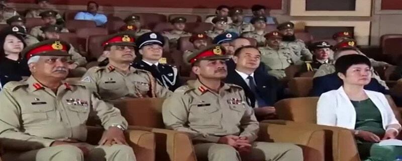 چین کی پیپلزلبریشن آرمی کے قیام کی 96ویں سالگرہ کے حوالے سے جی ایچ کیومیں تقریب