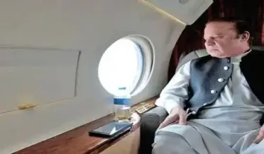 مسلم لیگ ن میاں محمد نواز شریف لندن سے جدہ پہنچ گئے۔