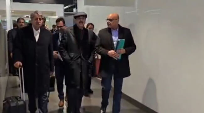 پاکستانی وفد چیئرمین سینیٹ پاکستان یوسف رضا گیلانی کی سربراہی میں آسٹریا کے دارالحکومت ویانا پہنچ گیا