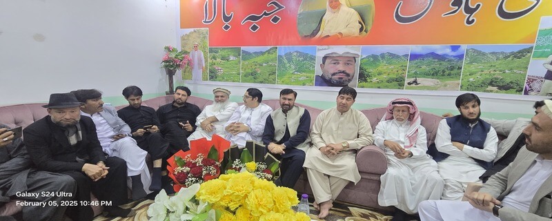 سعودی عرب میں خیبر پختونخواہ کے ایم این اے صاحبزادہ صبغت اللہ کے اعزاز میں تقریب منعقد کی گئی