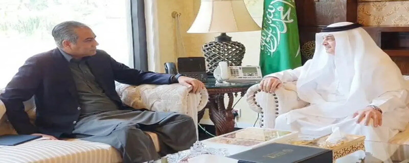 اسلام آباد ، وزیر داخلہ محسن نقوی سے پاکستان میں تعینات سعودی عرب کے سفیر کی ملاقات