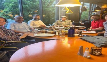 جرمن پاک پریس کلب برلن کی جانب سے کاشف رضا کے اعزاز میں پر تکلف عشائیہ