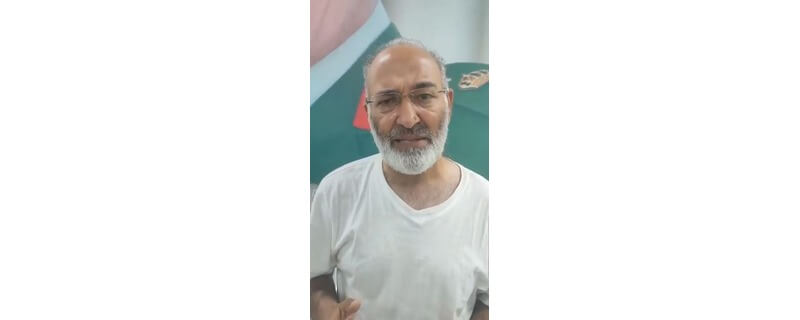 اسرائیلی جیل میں بدترین تشدد کا نشانہ بنایا گیا، مگر جدوجہد جاری رہے گی .مشتاق احمد خان