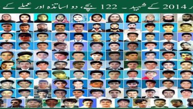 سانحہ آرمی پبلک سکول پشاور کو 11 سال مکمل