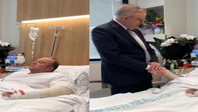 سڈنی بونڈائی بیچ حملہ، وزیراعظم انتھونی البانیز کی زخمی ہیرو احمد الاحمد سے اسپتال میں ملاقات