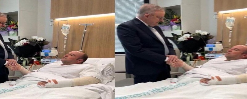 سڈنی بونڈائی بیچ حملہ، وزیراعظم انتھونی البانیز کی زخمی ہیرو احمد الاحمد سے اسپتال میں ملاقات