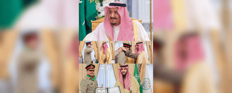 ریاض: سعودی وزیر دفاع نے فیلڈ مارشل سید عاصم منیر کو "شاہ عبدالعزیز میڈل" سے نوازا