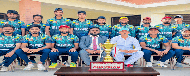 تاندلیانوالہ کی پہلی ہارڈ بال کرکٹ لیگ کا ٹائٹل امن اسٹرائیکرز کے نام