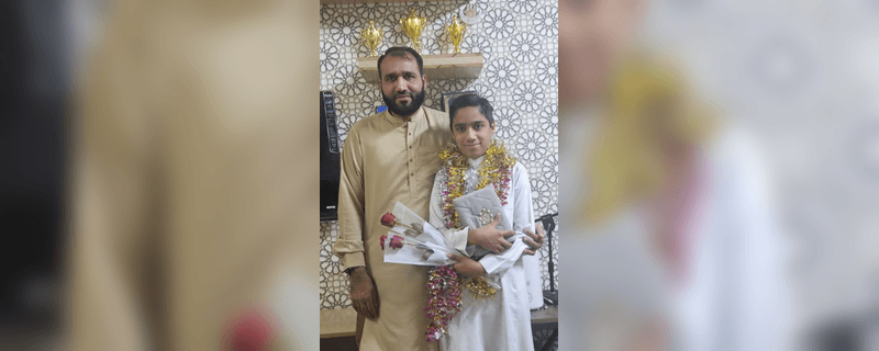 سید محمد عفان بن سید ثاقب زبیر کے حفظِ قرآن مکمل کرنے پر دلی مبارکباد
