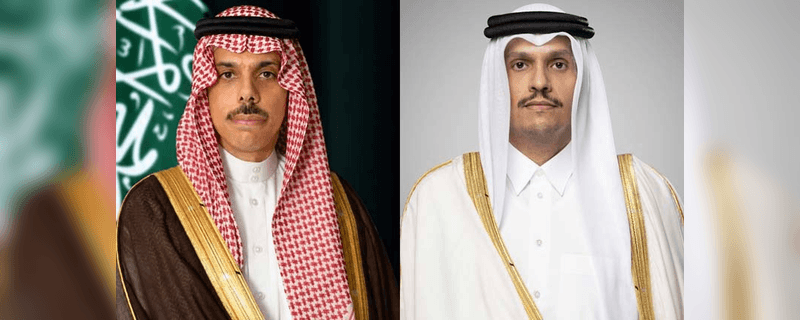 قطری و سعودی وزرائے خارجہ کا رابطہ، خطے کی صورتحال پر تبادلہ خیال